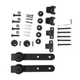 Mini Barn Door Sliding Kit Black Sturdy Hardware Kits For Doors