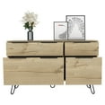 thumbnail image 3 of Boahaus Rigoberta Dresser, Manufactured Wood, for Adults, Light Oak, 3 of 6