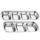 thumbnail image 1 of 2pcs platos de acero inoxidable de acero inoxidable platos cuadrados para el hogar, 1 of 5