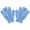 Blue, variant on Lunxisen 2 Pcs Exfoliating Dual Texture Bath Gloves for Shower, Spa, Massage and Body Scrubs, Dead Skin Cell Remover, Gloves with Hanging Loop