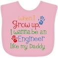 thumbnail image 3 of Inktastic Engineer Like Daddy Boys or Girls Baby Bib, 3 of 4