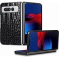 thumbnail image 5 of Compatible with Google Pixel Fold Case PU Leather Business Unique Fashion Protective Shock-Absorption Ultralight Luxury Cover for Men Women - Blue, 5 of 7
