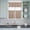 Beige, variant on 3 Piece Kitchen Curtains and Valances Set Brown Pure Color Cafe Curtains 24 Inch Length Aesthetics Contemporary Luxury Valance & Tier Curtain for Living Room Bedroom Small Window 54"x18" 27"x24"*2