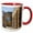 Red/White, variant on 3drose, Morocco. Stone Columns and Arches at the Roman Ruins of Volubilis., 11oz Two-tone Red Mug