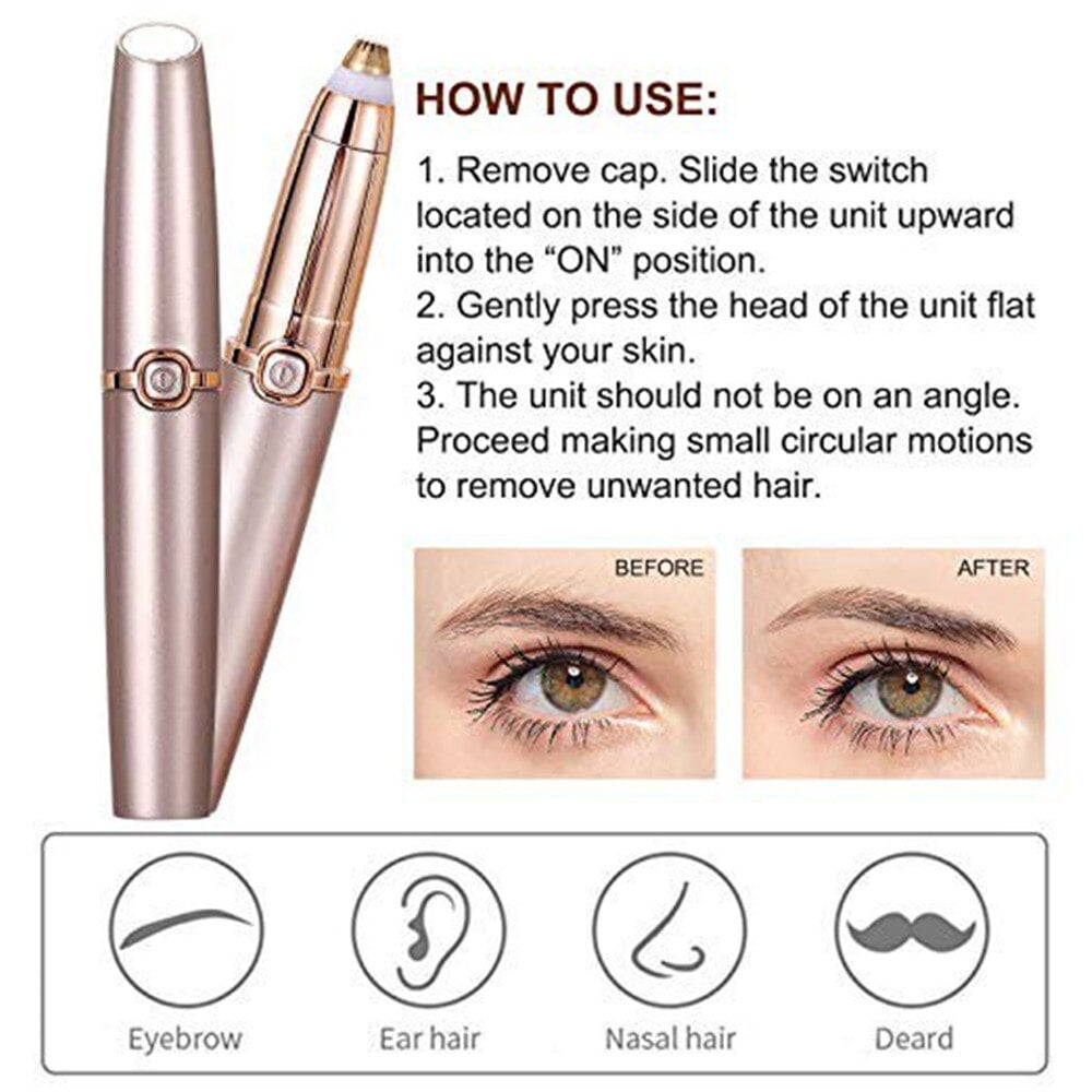 2 in 1 Eyebrow Hair Trimmer, Electric Eyebrow Hair Liberia | Ubuy