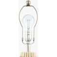 thumbnail image 4 of Livabliss Table Lamps, 22" Stratos Rustic Bedside Nightstand Table Lamp for Bedroom Living Room Office, Tan Body with White Shade (22"H x 15"W x 15"D), 4 of 6