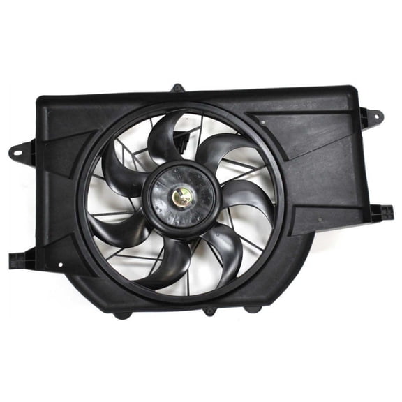 Dual Radiator and Condenser Fan Assembly - Cooling Direct Fit/For GM3115213 02-04 Saturn Vue 2.2L