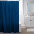 thumbnail image 2 of Bath Bliss 2 Pack PVC 70" x 72" Heavy Weight Bathroom Shower Liner in Navy, 2 of 3