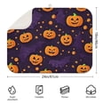 thumbnail image 2 of Halloween Pumpkin Bat Pattern Dish Drying Mat for Kitchen 1 Pack, Ultra Absorbent Microfiber Dishes Drainer Mats,18x24in(46x61cm), 2 of 4