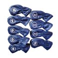thumbnail image 3 of Ensemble de 9 Pcs Couvre-Chef Léger et Petit pour Transporter la Couvre-Chef sur le Golf Imperméable Applicable Blanc 9 Blanc Bleu, 3 of 5