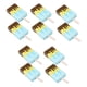 thumbnail image 2 of Caja de papel plegable con forma de helado para regalo de bebé, 10 unidades Azul, 2 of 9