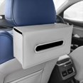 thumbnail image 5 of Caja de Pañuelos para Coche, Bolsa para Colgar en el Respaldo Asiento, Reposabrazos, Caja Almacenamiento, para Pañuelos, Correa de Fijación, Accesorios Interiores B, 5 of 5
