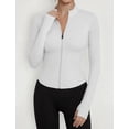 thumbnail image 1 of Chamarra Deportiva Mujer Ajuste Slim Chaqueta Para Mujer Talla XL Modelo Blanco, 1 of 4
