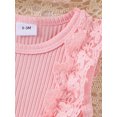 thumbnail image 6 of Suealasg Newborn Baby Girl Outfits Fly Sleeve Bowknot Lace Romper Dress 1st Birthday Photoshoot Dress Summer Clothes, 6 of 9