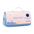 thumbnail image 2 of Estuche para lápices Yuyangstore Estuche con compartimentos cremallera Azul, 2 of 8