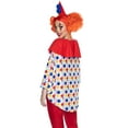 thumbnail image 2 of Leg Avenue Clown Poncho Set for Women with Pom Pom Accents, Adult XS to 1X, 2 of 5