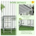 thumbnail image 6 of PawHut Chicken Activity Play with Swing Set for 3-4 Birds, Wooden Chicken Coop Accessory with Multiple Chicken Perches & Hen Ladder Gray, 6 of 7
