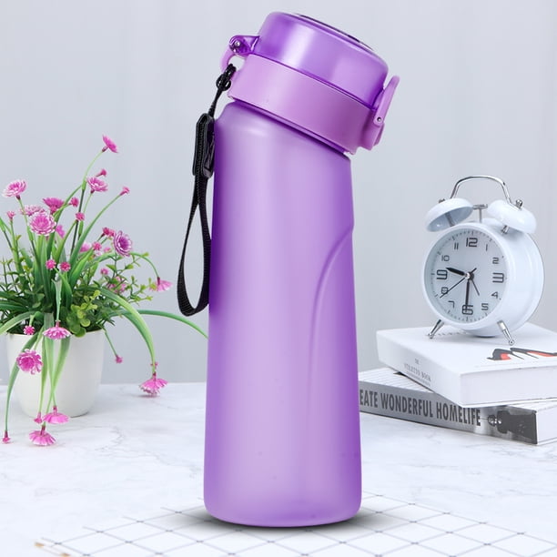 Botella de bebida deportiva de 650 ml, botella de bebida con sabor a Tritan para oficina escolar al aire libre
