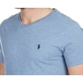 thumbnail image 2 of Polo RL Men's Classic Fit V-Neck T-Shirt (Cobalt Heather, Medium), 2 of 3