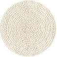 thumbnail image 3 of Unique Loom Cloud Felt Ball Rug , 3' 3" x 3' 3" ,Ivory, 3 of 6