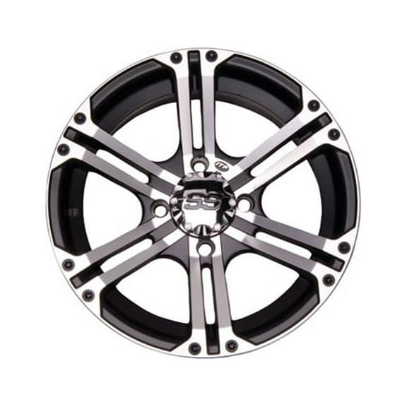 ITP SS212 Alloy Series Wheel 12x7 5.0   2.0 Machined 4/110 Compatible With Yamaha Kodiak 450 4x4 Auto 2018-2021