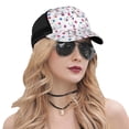 thumbnail image 5 of Picia Rabbit Eating Pattern Trucker Hat,Baseball Cap,Sun Protection Cap,Stylish Headwear,Leisure Cap,Outdoor Sports Cap, 5 of 7