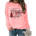 thumbnail image 3 of KZKR Christmas Shirts For Women, Womens Fashion Christmas Tree Printed Long Sleeve Crewneck Sweatshirt Casual Tops, 3 of 4