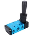 thumbnail image 1 of Hand Push Valve, Hand Lever Pneumatic Valve Fine Thread 2 Position 5 Way Professional  For Industrial Equipment For Technical Staff, 1 of 8