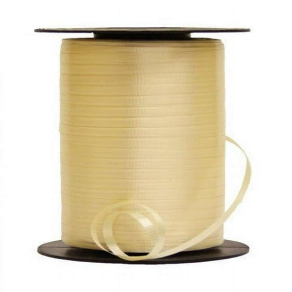MDR Trading AI-95-Q01 0.18 in. x 500 Yards Vanilla Curling Ribbon, Yellow