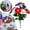 2Pcs, variant on 4th of July Artificial Flower, Artificial Daisy Flowers Patriotic Memorial Bouquet Red White and Blue Flowers Silk Flowers Arrangement for Home Party Centerpiece Vase Decor,1Pcs