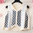 thumbnail image 1 of LOVZFMLL Cardigan pour Femmes Tricoté Mince Ample Sans Manches Haut, 1 of 3