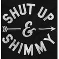 thumbnail image 2 of Shut Up and Shimmy Dancer Dancing Women Plus Size Crewneck Sweatshirt Brisco Brands 2X, 2 of 5