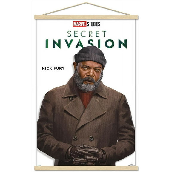 Marvel Secret Invasion - Nick Fury Feature Series Wall Poster with Magnetic Frame, 22.375" x 34"