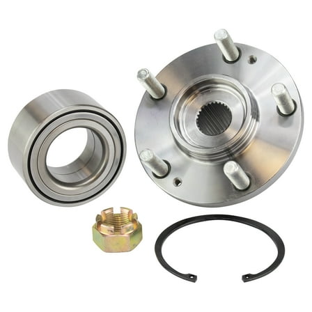 TRQ Front Wheel Bearing & Hub Kit for Hyundai Santa Fe Tucson Kia Sportage BHA65645