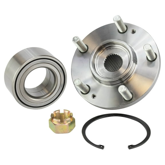TRQ Front Wheel Bearing & Hub Kit for Hyundai Santa Fe Tucson Kia Sportage BHA65645