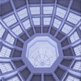 thumbnail image 1 of Ahgly Company Machine Washable Indoor Square Transitional Deep Periwinkle Purple Area Rugs, 4' Square, 1 of 7