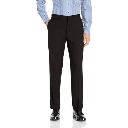 Haggar Men's Premium Comfort Straight Fit Flat Front Dress Pant ...