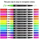 thumbnail image 3 of Dual Tip Brush Art Marker Pens 48 Colors Watercolor Fineliner Drawing Painting Stationery Coloring Manga Art Supplies, 3 of 5