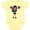 Banana, variant on African American Girl, Cheerleaders, Cheerleading Girls Baby Bodysuit