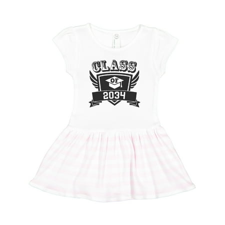 

Inktastic Class of 2034 with Shield and Wings Gift Toddler Girl Dress
