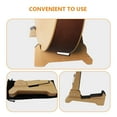 thumbnail image 6 of LULULION Light Brown Wood Guitar Stand Foldable Stable Portable Guitar Support for Musical Instruments, 6 of 8