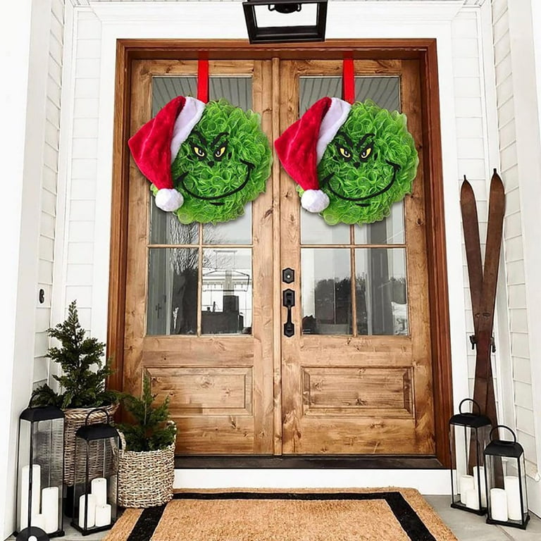 Christmas wreath, the green monster popular Wreath, Grinch, Christmas Decor, Christmas