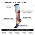 thumbnail image 3 of Bixox Heart Sky Bird Couple Print Compression Socks,Compression Socks Women & Men Circulation for Medical,Running,Athletic, 3 of 7