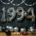 thumbnail image 4 of Uxcell Pom Pom Garland Decor Hanging Garland Ball Banner with Balls for Halloween Thanksgiving Christmas White Cream Gray Brown, 4 of 7