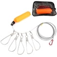 thumbnail image 3 of Stainless Steel Fish Lock, Stainless Steel Fish Stringer, 1 PCS Lake Sea Fishing For Pool Wild Fishing, 3 of 8