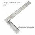 thumbnail image 1 of Baohd Metal Steel Square Ruler 90 Degree Angle Auto Car Measuring Inspection Tools Measurement Instruments Meter Ruler Scale, 1 of 9