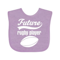 Inktastic Future Rugby Player Boys Baby Bib