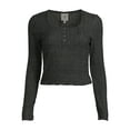 thumbnail image 5 of Self Esteem Juniors Square Neck Henley Top, 5 of 5
