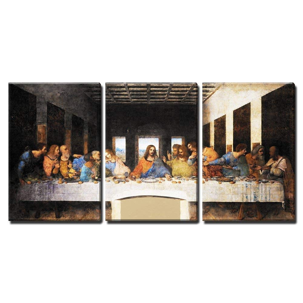 18/"x36/" Last Supper by Leonardo Da Vinci Giclee Canvas Prints