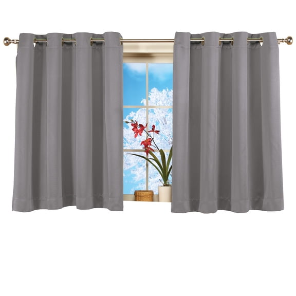 Short Blackout Window Curtain Panel, Multiple Sizes Available